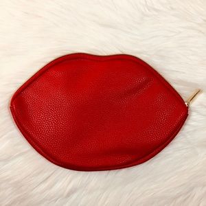 Tarte NEW Red-Hot Pucker Pouch Makeup Bag Clutch